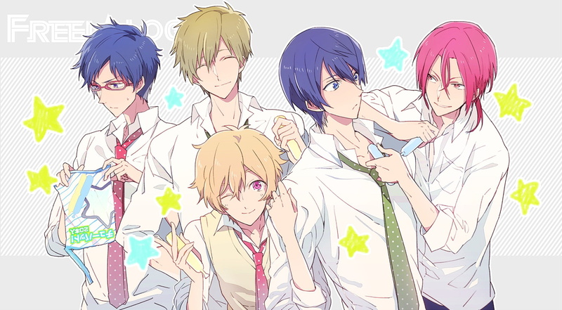 《Free!男子游泳部》龙崎怜七濑遥橘真琴等角色高清壁纸合集