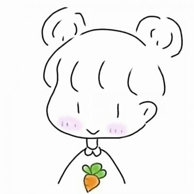 13张简约手绘女生头像合集 高清好看又实用