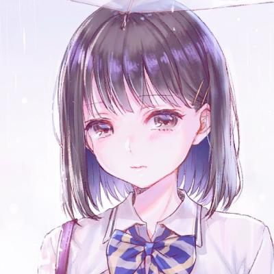 24张高清紫色系动漫女生头像 温柔氛围感拉满