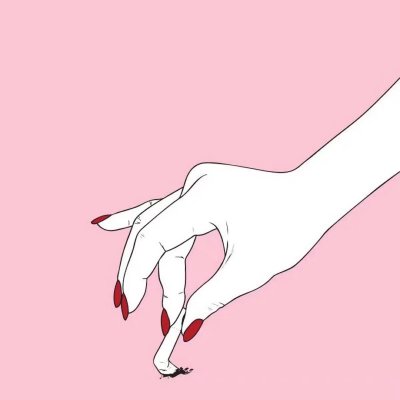 手控党集合！15张粉色系动漫手绘头像高清图