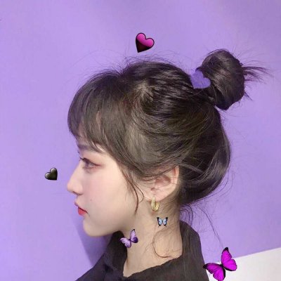 13张超好看的紫色系女生头像合集