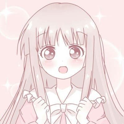 软萌粉色系！18张高清动漫女生QQ头像来啦