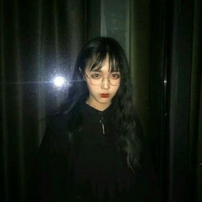 25张高清好看的非主流黑暗系女生头像合集