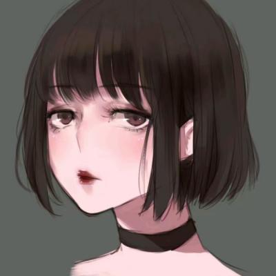 24张简约气质款女生手绘头像 适配微信头像高清素材