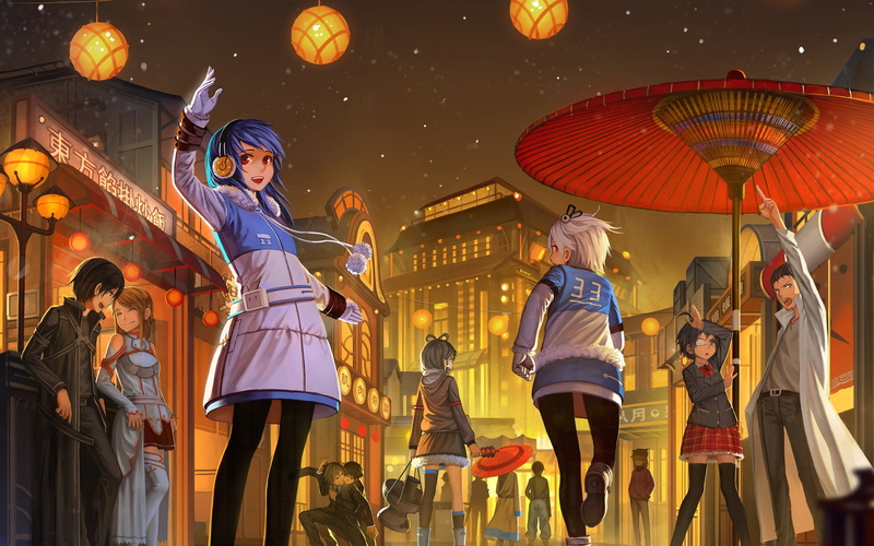 六张氛围感拉满的二次元壁纸！从冬日灯会到绿灯侠军团