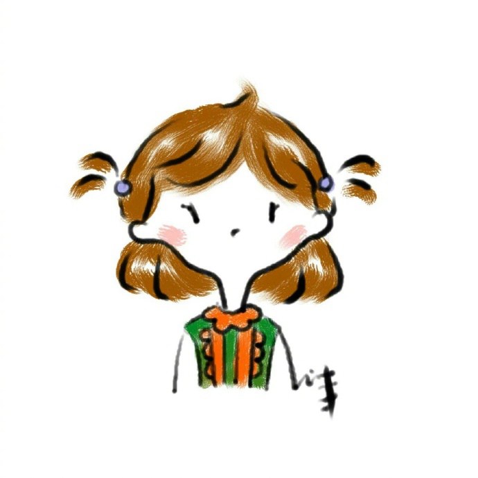 # 8张超萌卡通小女孩QQ头像 高清可爱款来啦