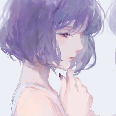 # 8张高清漫画女生微信头像 氛围感拉满直接用