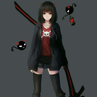 二次元黑暗血腥风！22张病娇黑化少女动漫头像合集