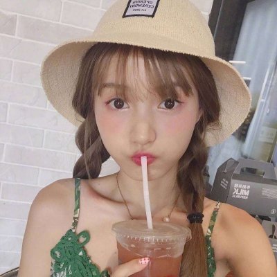 快手吃货女生头像来啦！28张高清可爱的吃货姑娘头像图