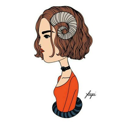 12张高清个性十二星座动漫女生头像 适配各种女生头像需求