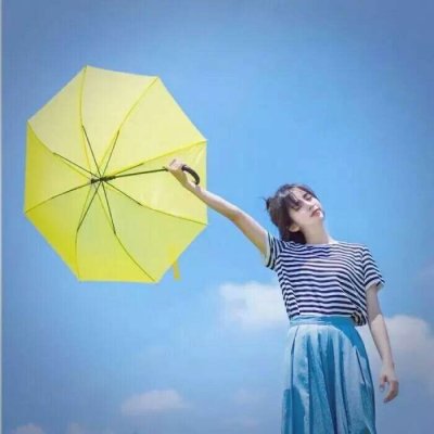 20张高清蓝色小清新女生头像 氛围感拉满