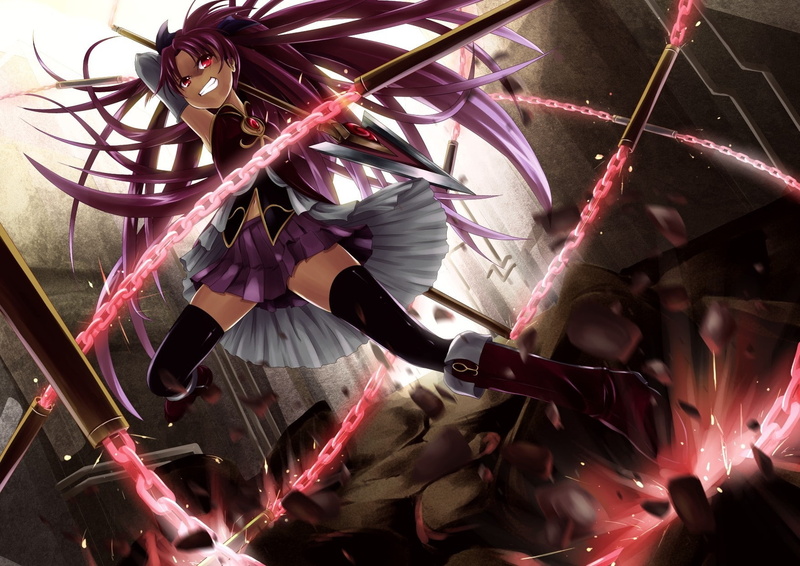 《魔法少女小圆》红发紫眸长发少女高清壁纸合集