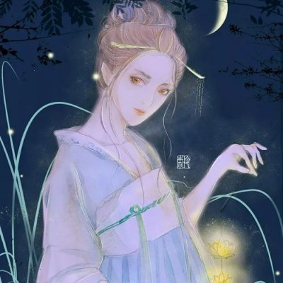 25张唯美古风动漫女头 这款“何处繁华笙歌”头像太绝了