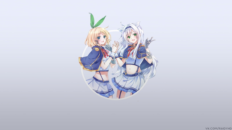 1080P高清壁纸！不正经的魔法讲师与禁忌教典 两位少女同框太养眼了