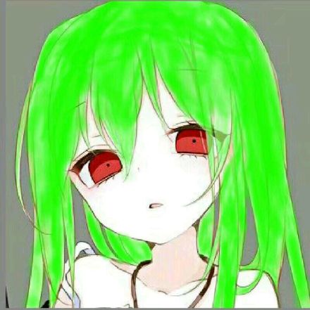 生活要过得去，试试绿头发女生头像？