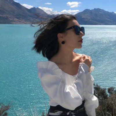 蓝色控狂喜！36张原宿风蓝色系女生头像合集