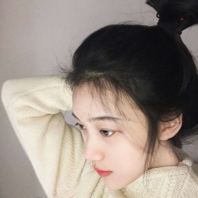 12张清新感拉满！女生丸子头侧脸微信头像合集