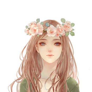 9张文静女生漫画头像 温柔又治愈的氛围感头像合集