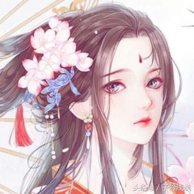 13张温柔感拉满的高清古风动漫女生头像合集