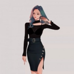 23张高清冷酷霸气动漫女生头像 氛围感拉满