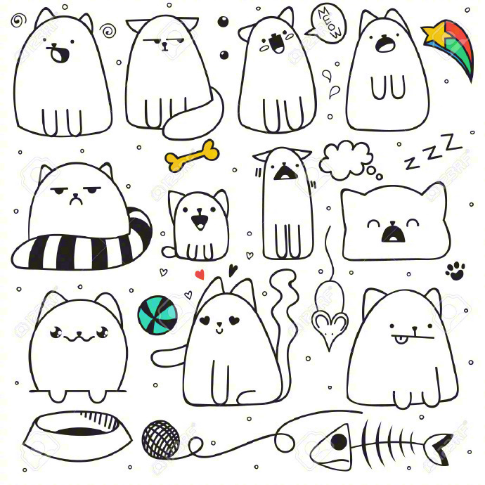 上百款软萌猫咪手绘表情包！治愈感拉满快收藏