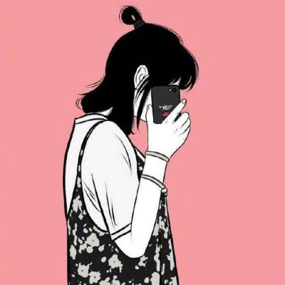 32张高清时尚女生手绘头像合集 氛围感拉满