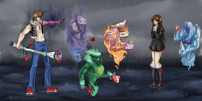 这款动作奇幻地下城MMO壁纸太绝了！动漫风打斗场景拉满