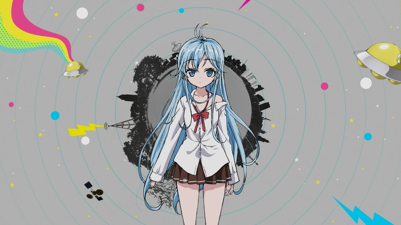 电波女与青春男 藤和艾利欧蓝发动漫壁纸