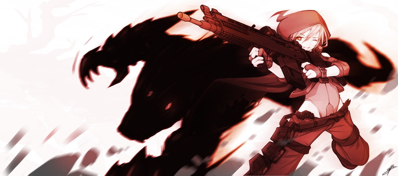 二次元铠甲少女壁纸 高清手机壁纸