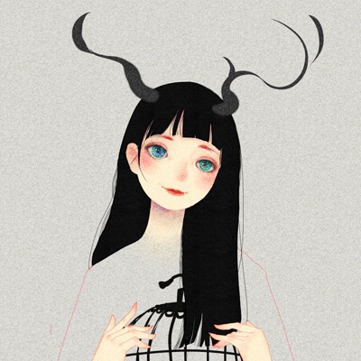 8张高清好看的文艺风女生漫画头像合集