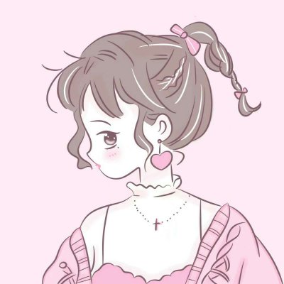 24张粉色系动漫软妹头像合集 高清可爱超适合小仙女用