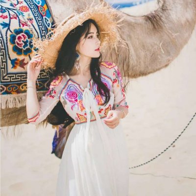 28张白裙女生唯美微信头像 高清好看直接用