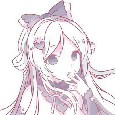 9张清新软萌手绘女生头像 淡雅治愈感拉满