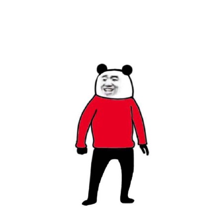 整理好的一组熊猫头表情包原图合集