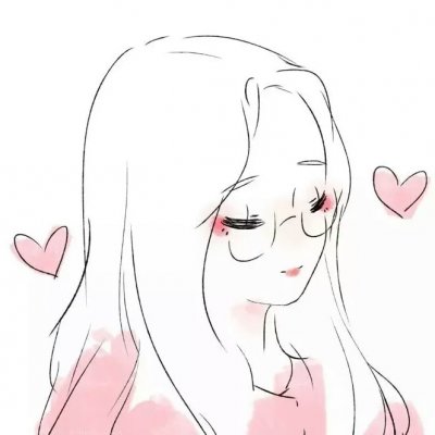 20张高清简约款！女生动漫手绘微信头像合集