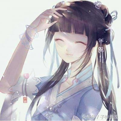 13张温柔感拉满的高清古风动漫女生头像合集