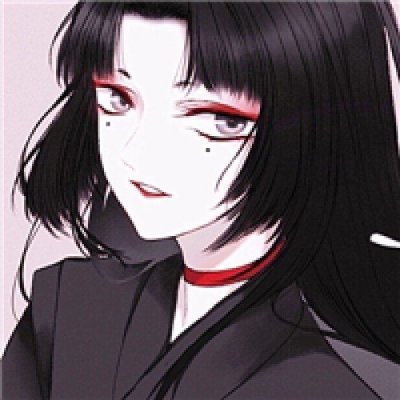 15张高清好看的女生黑暗丧风动漫头像