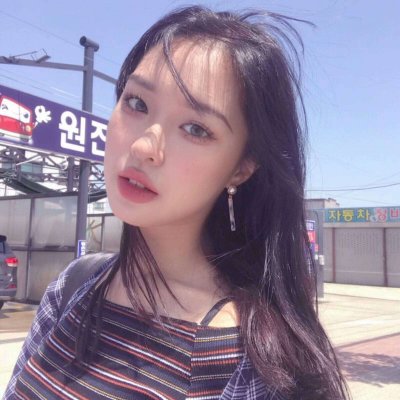 蓝色控狂喜！36张原宿风蓝色系女生头像合集