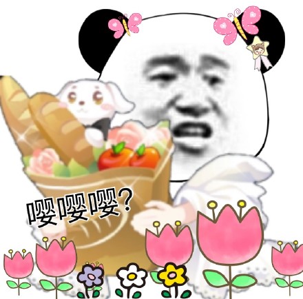 软萌熊猫头斗图表情包合集