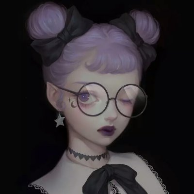 病娇感拉满！12张高清黑化少女动漫头像合集
