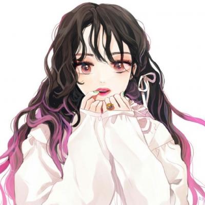 女生动漫手绘头像合集 18张个性好看的手绘女生头像