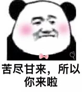 脸红班熊猫头土味情话表情包来啦