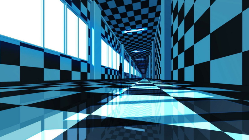 黑岩射手系列壁纸 办公楼户外场景超高清动漫图