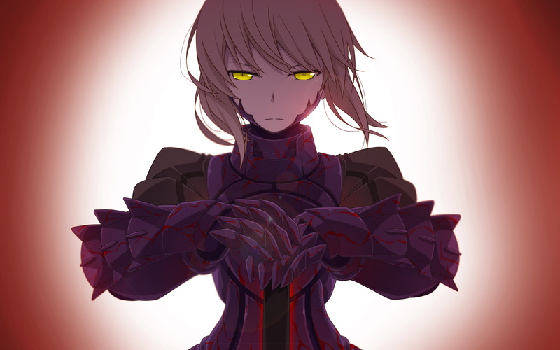 Fate系列黑呆毛王高清壁纸 帅炸夜场现场