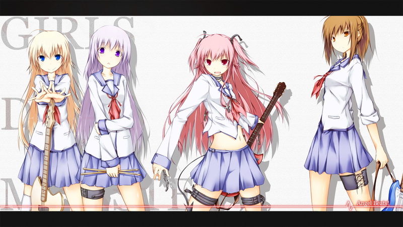 《Angel Beats!同人壁纸合集 少女们的日常与羁绊 1080P高清》