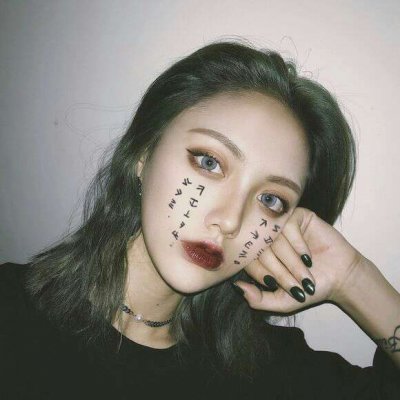 霸气又带感！14张高清坏女孩风格QQ女生头像合集