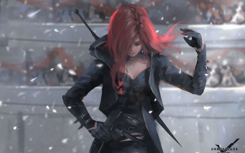 这组动漫少女插画壁纸太绝了