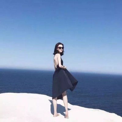 20张高清海边女生头像 适合当微信头像的氛围感美图