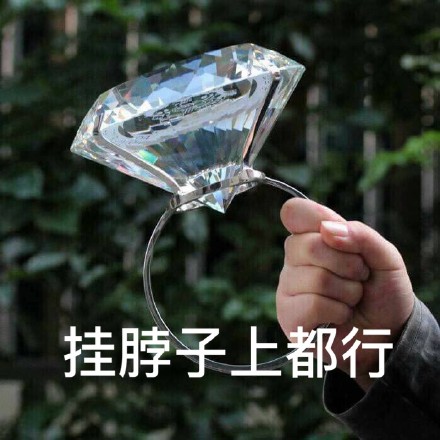 拿着大钻石问“嫁么”？这套表情包太会整活了