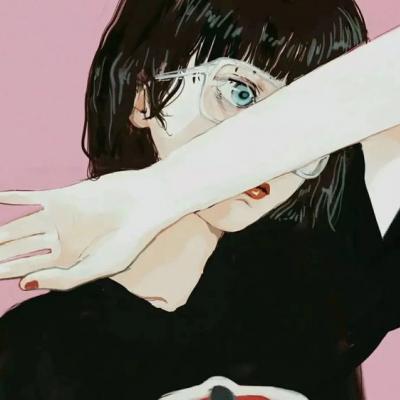 16张高清好看的手绘个性女生头像合集